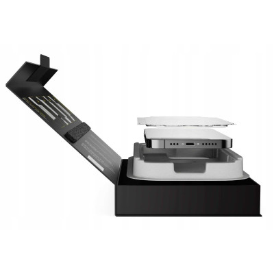 Tempered Glass iPhone 12 / 12 Pro Spacecase QuickFit Glass Αντιχαρακτικό Γυαλί Προστασίας Οθόνης με Απλικατέρ QuickFit 2 Τεμάχια - Clear (5905719112776)