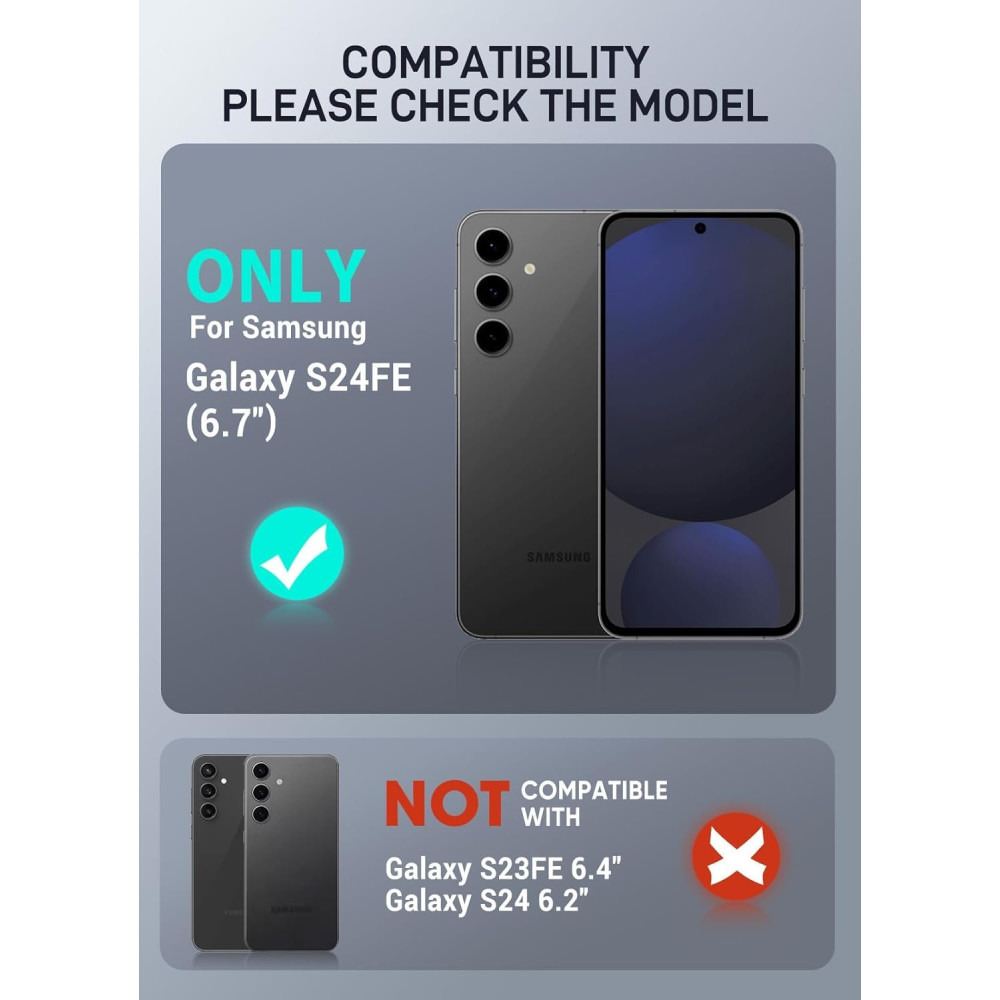 Θήκη Samsung Galaxy S24 FE Supcase i-Blason Armorbox Ανθεκτική Full Body 360° με KickStand - Black (843439151574)