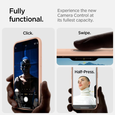 Θήκη iPhone 16 Pro Spigen Ultra Hybrid T MagFit με Κάλυμμα για Camera Control & MagSafe - Frost Rose Titanium (ACS09071)