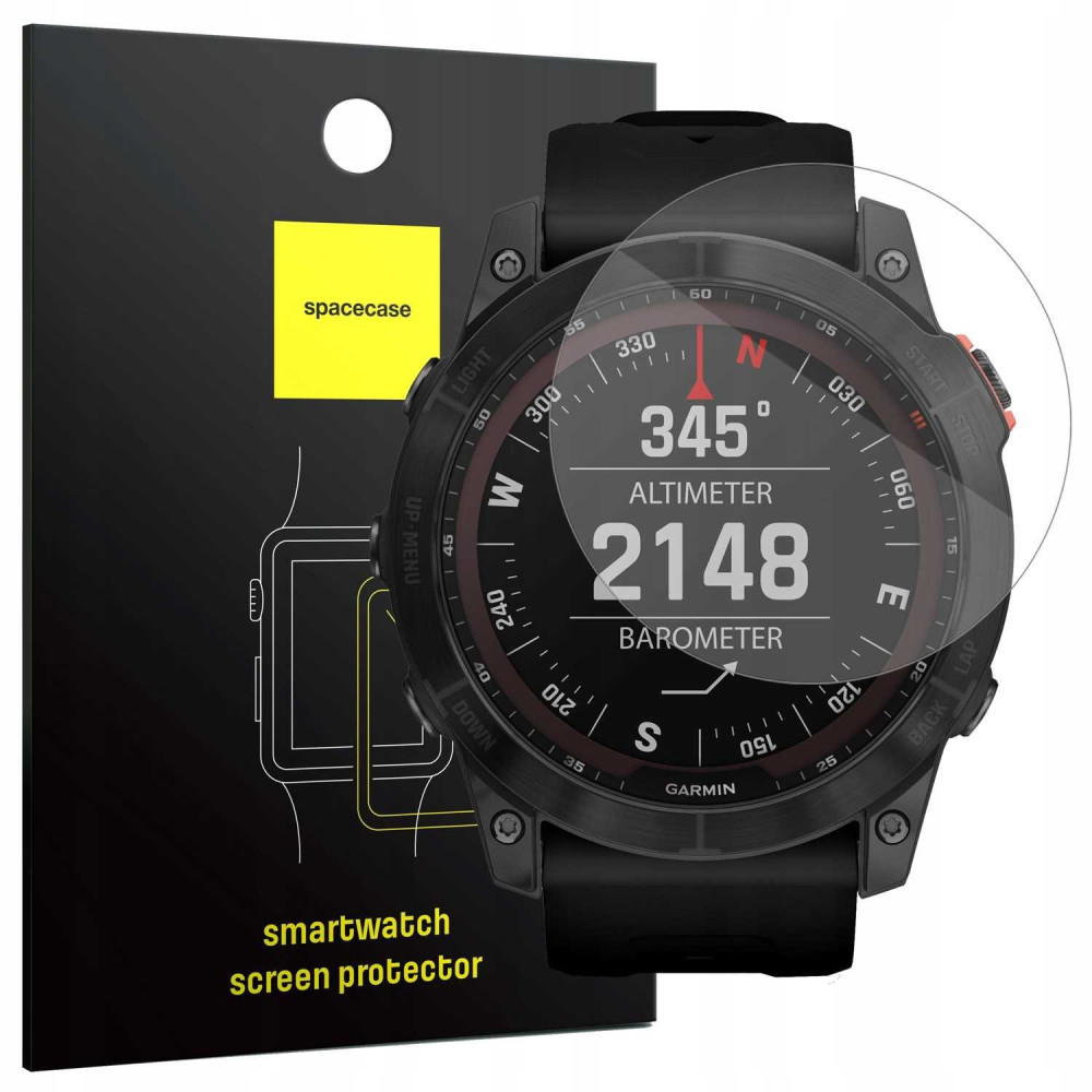 Tempered Glass Garmin Fenix 8 51mm Spacecase Smartwatch Glass 2.5D Αντιχαρακτικό Γυαλί Προστασίας Οθόνης - Clear (5905719113995)