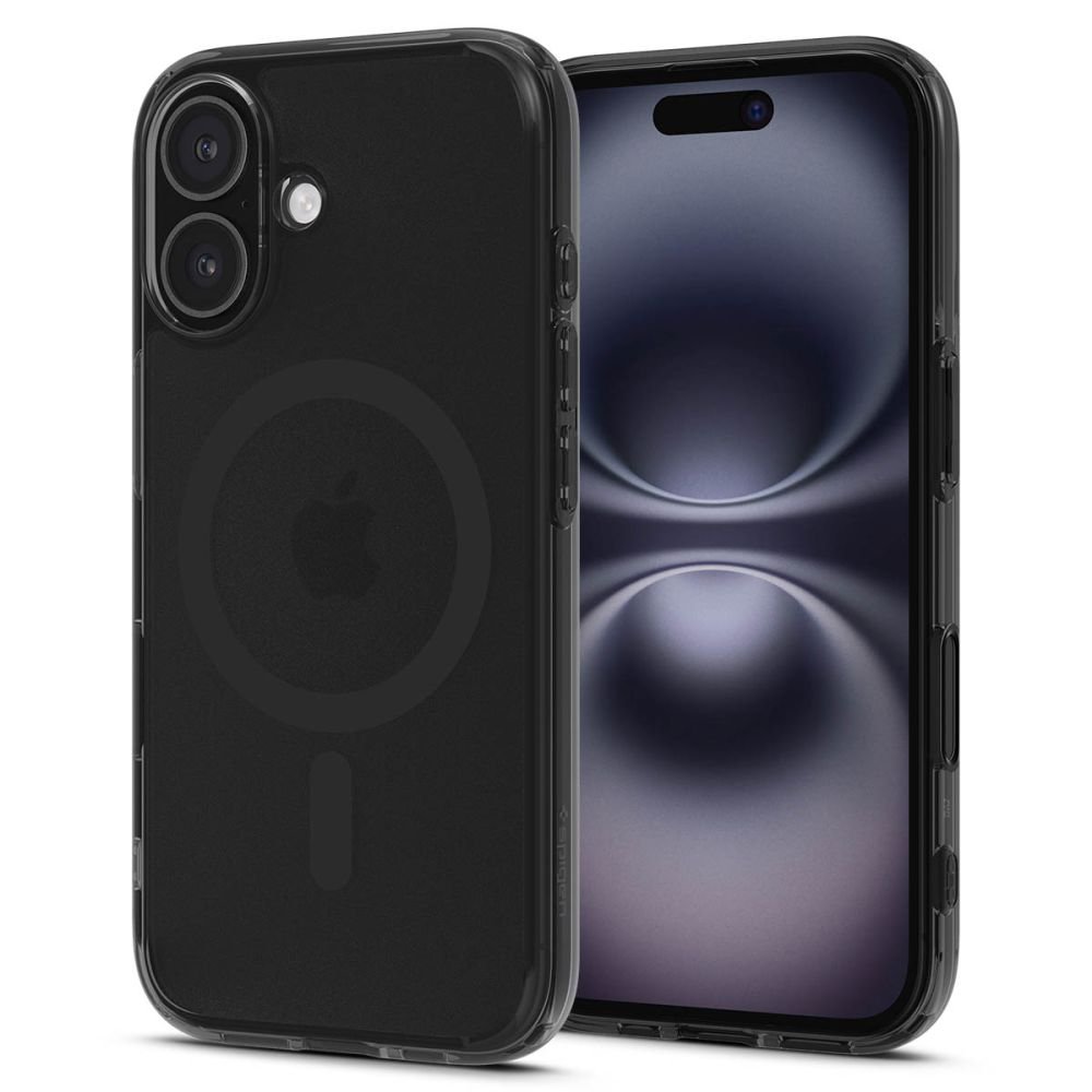 Θήκη iPhone 16 Spigen Ultra Hybrid T MagFit με Κάλυμμα για Camera Control & MagSafe - Frost Black (ACS09074)