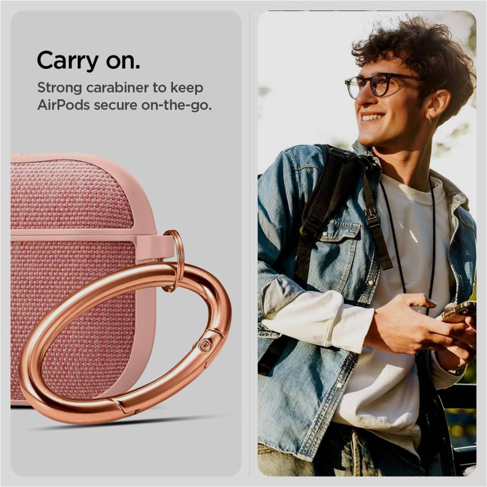 Θήκη AirPods 4th Gen Spigen Urban Fit Σκληρή - Rose Gold (ACS08649)