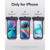 Θήκη iPhone 15 / 14 / 13 ESR Waterproof Pouch Pro Αδιάβροχη με Λουράκι IPX8 - Purple (4894240195512)