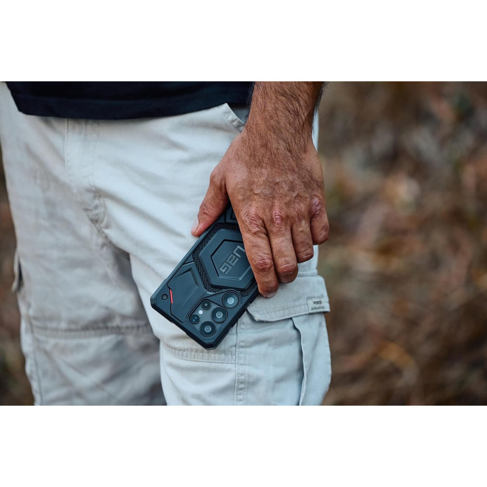 Θήκη Samsung Galaxy S25 Ultra UAG Monarch Pro Ανθεκτική με MagSafe - Kevlar Black (214461113940)