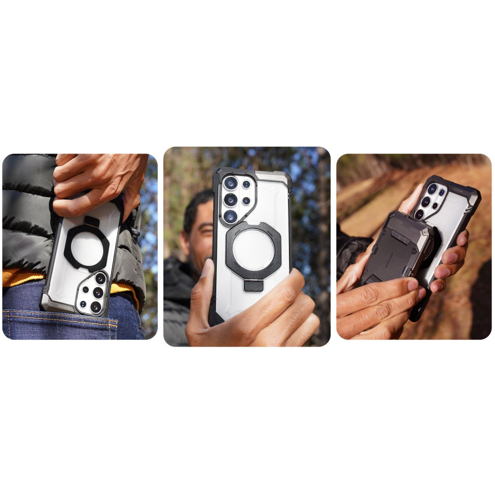 Θήκη Samsung Galaxy S25 Ultra Supcase Unicorn Beetle Grip Mag Ανθεκτική Ημιδιάφανη με MagSafe & KickStand - Black (843439156630)