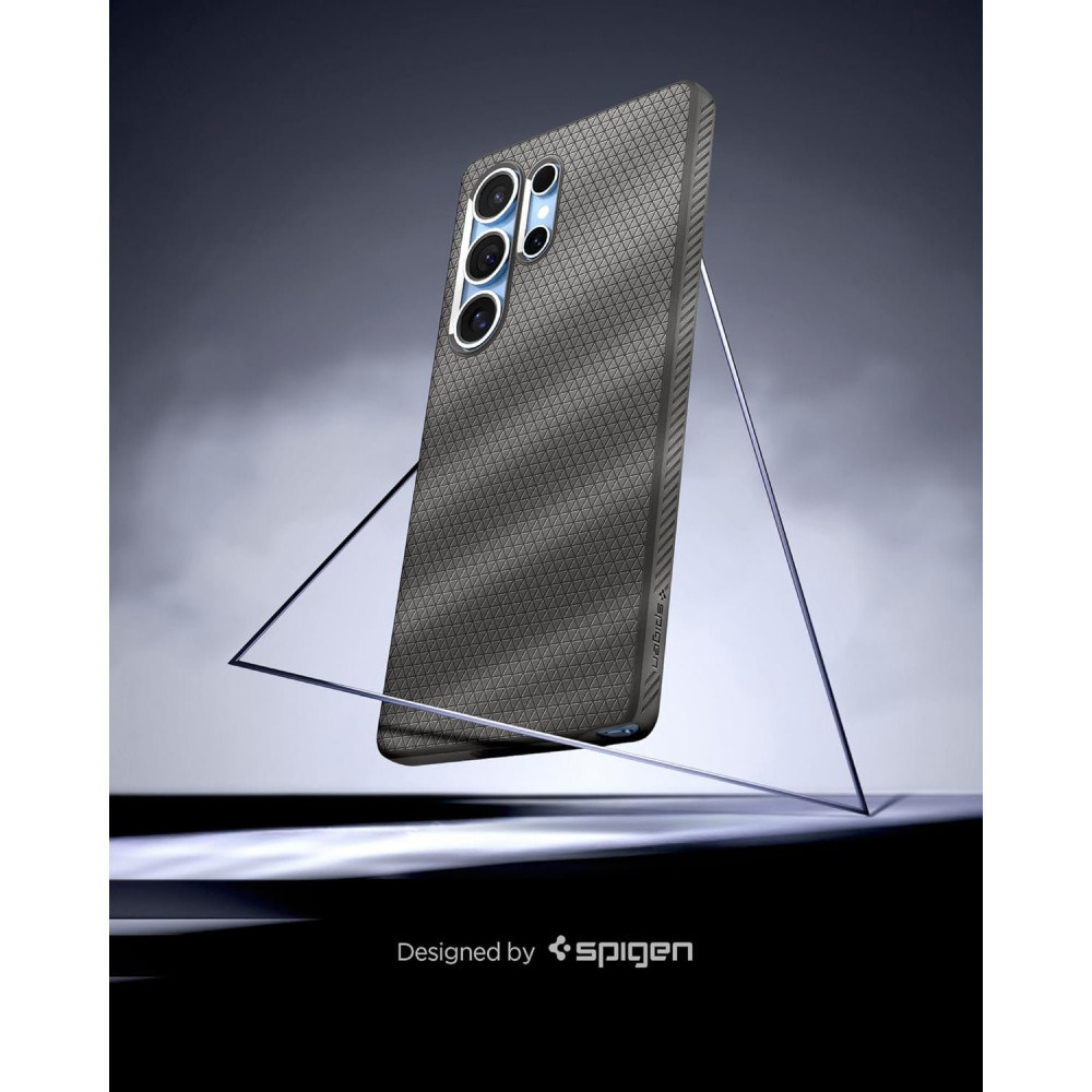 Θήκη Samsung Galaxy S25 Ultra Spigen Liquid Air Σιλικόνης - Marble Gray (ACS08954)