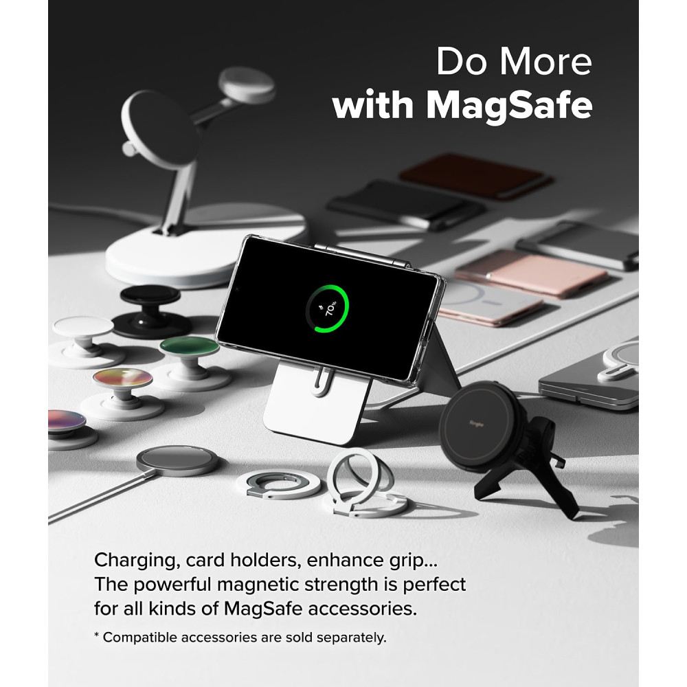 Θήκη Samsung Galaxy S25 Ultra Ringke Fusion Magnetic Ανθεκτική με MagSafe - Clear (8800274968936)