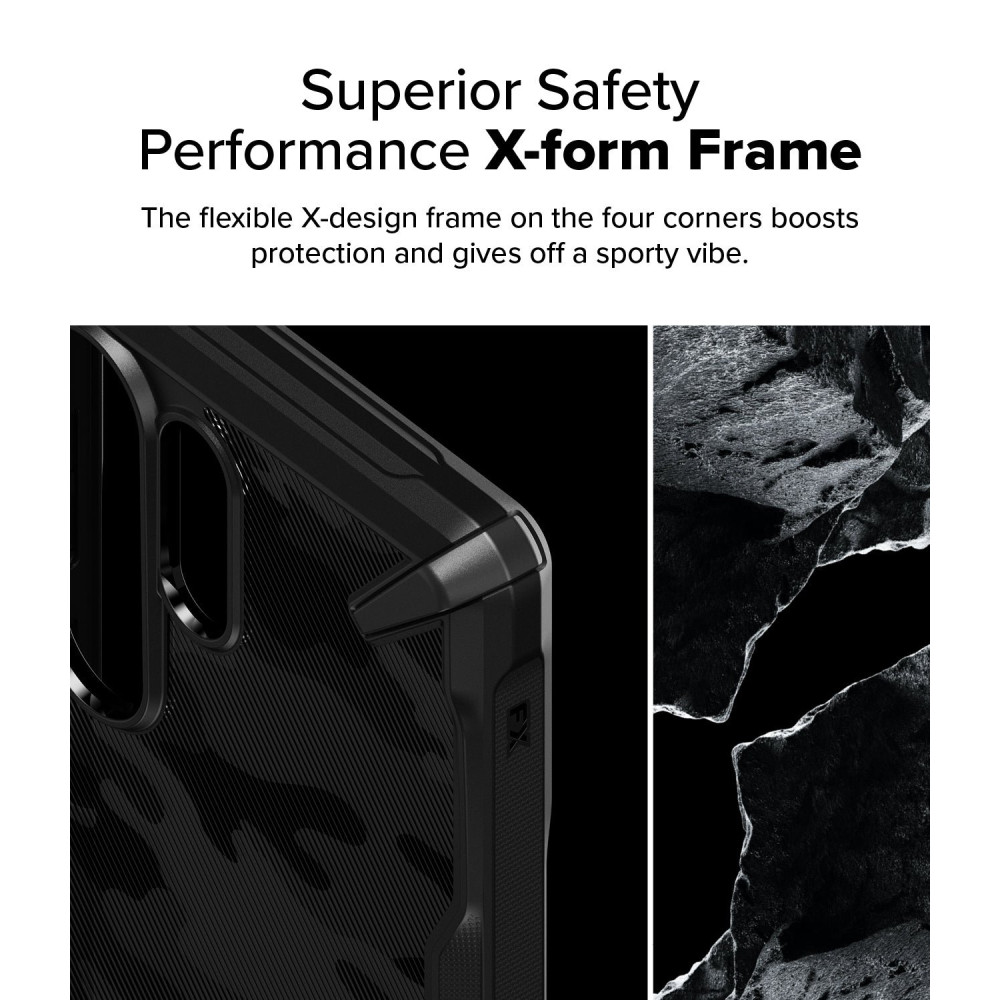 Θήκη Samsung Galaxy S25 Ultra Ringke Fusion X Σκληρή - Camo Black (8800274969131)