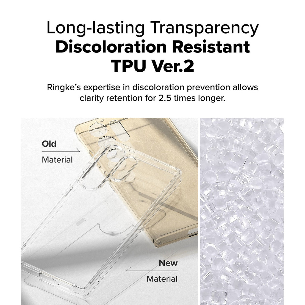 Θήκη Samsung Galaxy S25 Ultra Ringke Fusion Σκληρή με TPU Bumper - Clear (8800274968899)