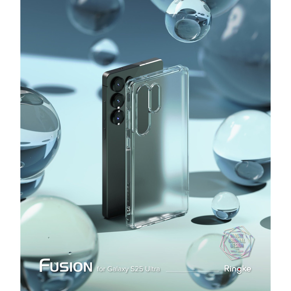 Θήκη Samsung Galaxy S25 Ultra Ringke Fusion Σκληρή με TPU Bumper - Matte Clear (8800274968912)