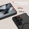 Θήκη Samsung Galaxy S25 Ultra Tech-Protect MagCam Σκληρή Ημιδιάφανη με MagSafe & Πλαίσιο Κάμερας - Matte Black (5906302380343)