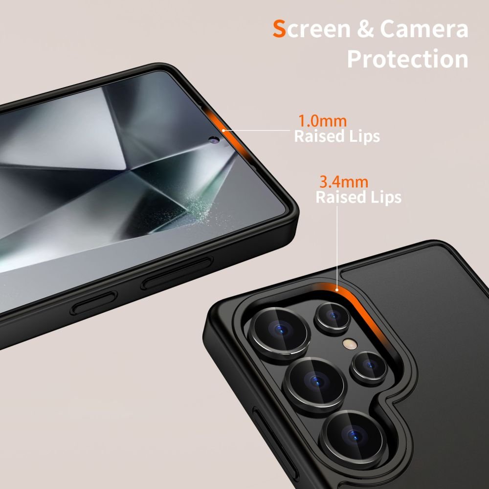 Θήκη Samsung Galaxy S25 Ultra Tech-Protect MagMat Σκληρή Ημιδιάφανη - Matte Black (5906302322374)