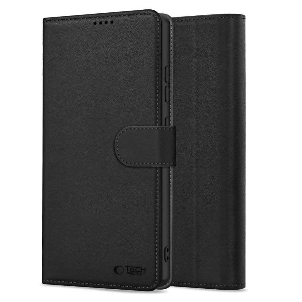 Θήκη Samsung Galaxy S25 Tech-Protect Wallet Πορτοφόλι - Black (5906302322114)
