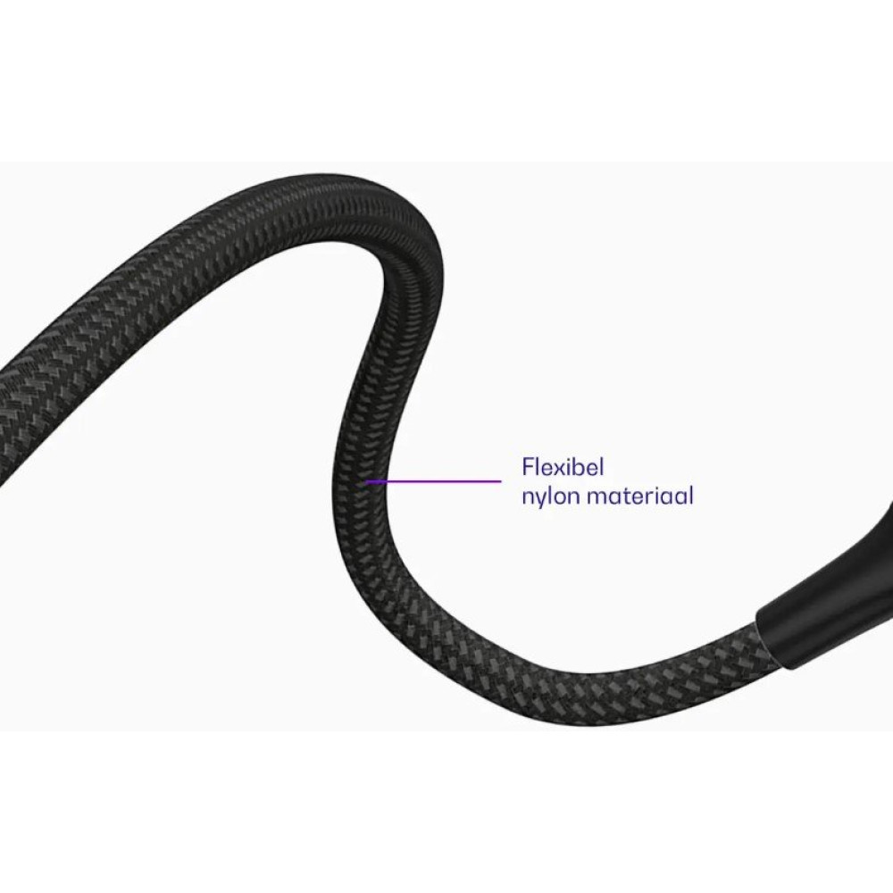 Καλώδιο Buddi Flex Extension Cable Επέκτασης Type-C (Male) σε Type-C (Female) 60W 450cm 5 Έτη Εγγύηση - Black (8719246459184)