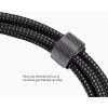 Καλώδιο Buddi Flex Extension Cable Επέκτασης Type-C (Male) σε Type-C (Female) 60W 300cm 5 Έτη Εγγύηση - Black (8719246459399)