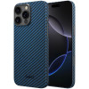 Θήκη iPhone 16 Pro Max Nekit Fiber Σκληρή με MagSafe Aramid Fiber 1mm 1500D Kevlar - Blue (8719246469558)