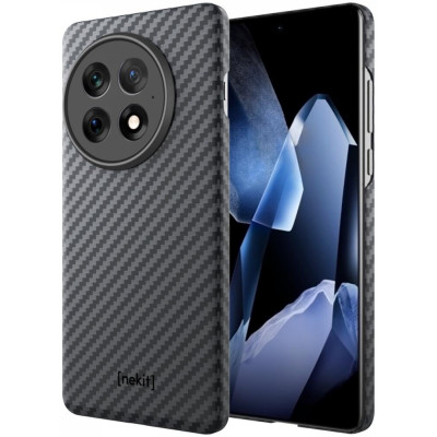Θήκη OnePlus 13 Nekit Fiber Σκληρή με MagSafe Aramid Fiber 1mm 1500D Kevlar - Black (8719246469329)