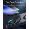 Θήκη & Tempered Glass iPhone 16 ESR Classic Pro Set Ανθεκτική με MagSafe / Εναλλάξιμα Κουμπιά & Αντιχαρακτικό Γυαλί Προστασίας Οθόνης - Frosted Black (4894240221976)