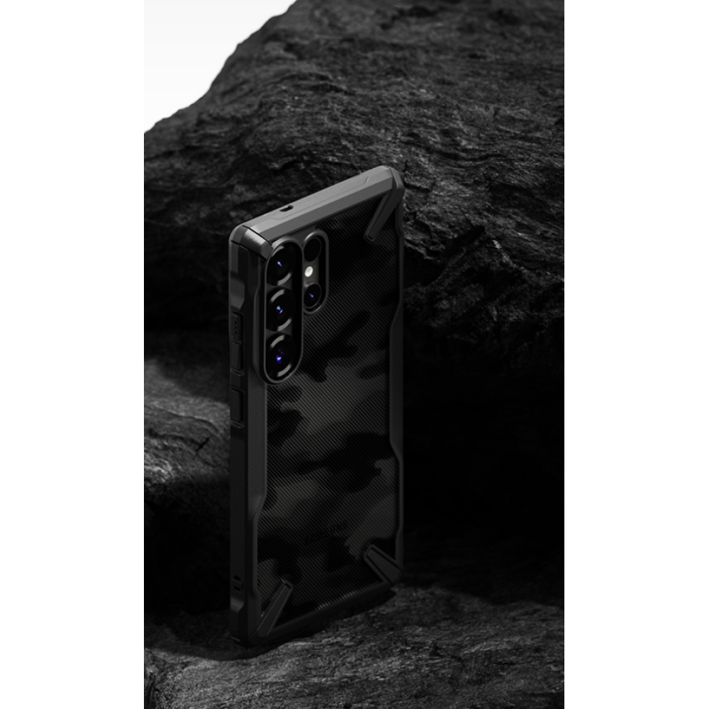 Θήκη Samsung Galaxy S25 Ultra Ringke Fusion X Σκληρή - Camo Black (Eco Package) (8800274969124)