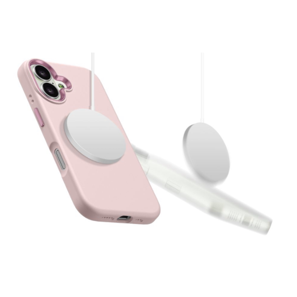 Θήκη iPhone 16 Tech-Protect Silicone Pure MagSafe Σιλικόνης με MagSafe - Pink Pearl (5906302372522)