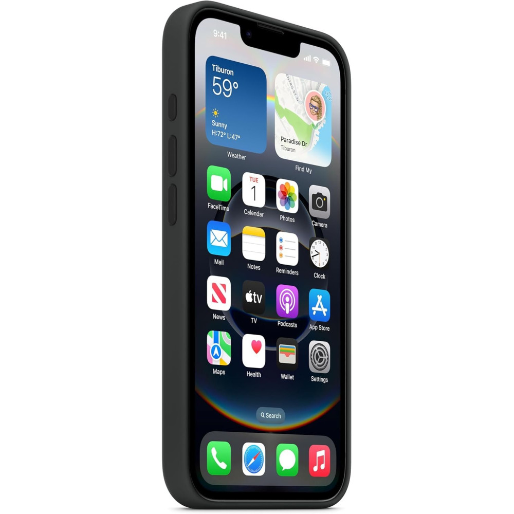 Θήκη iPhone 16e Official Apple Silicone Case Σιλικόνης - Black (MD3N4ZM/A)