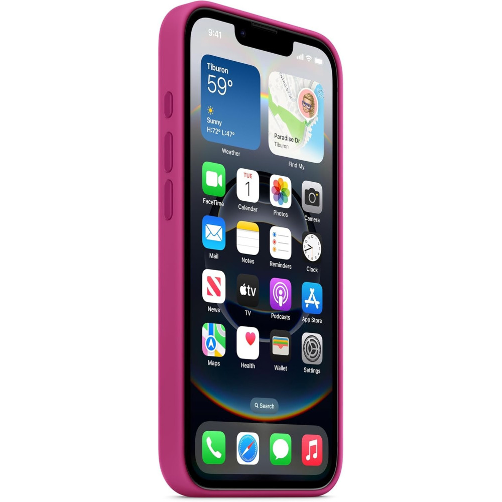 Θήκη iPhone 16e Official Apple Silicone Case Σιλικόνης - Fuchsia (MD3W4ZM/A)