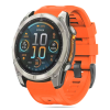 Λουράκι Garmin Fenix 3/5X/3HR/5X Plus/6X/6X Pro/7X/8 (51mm) Tech-Protect Silicone Σιλικόνης - Orange (5906302376872)