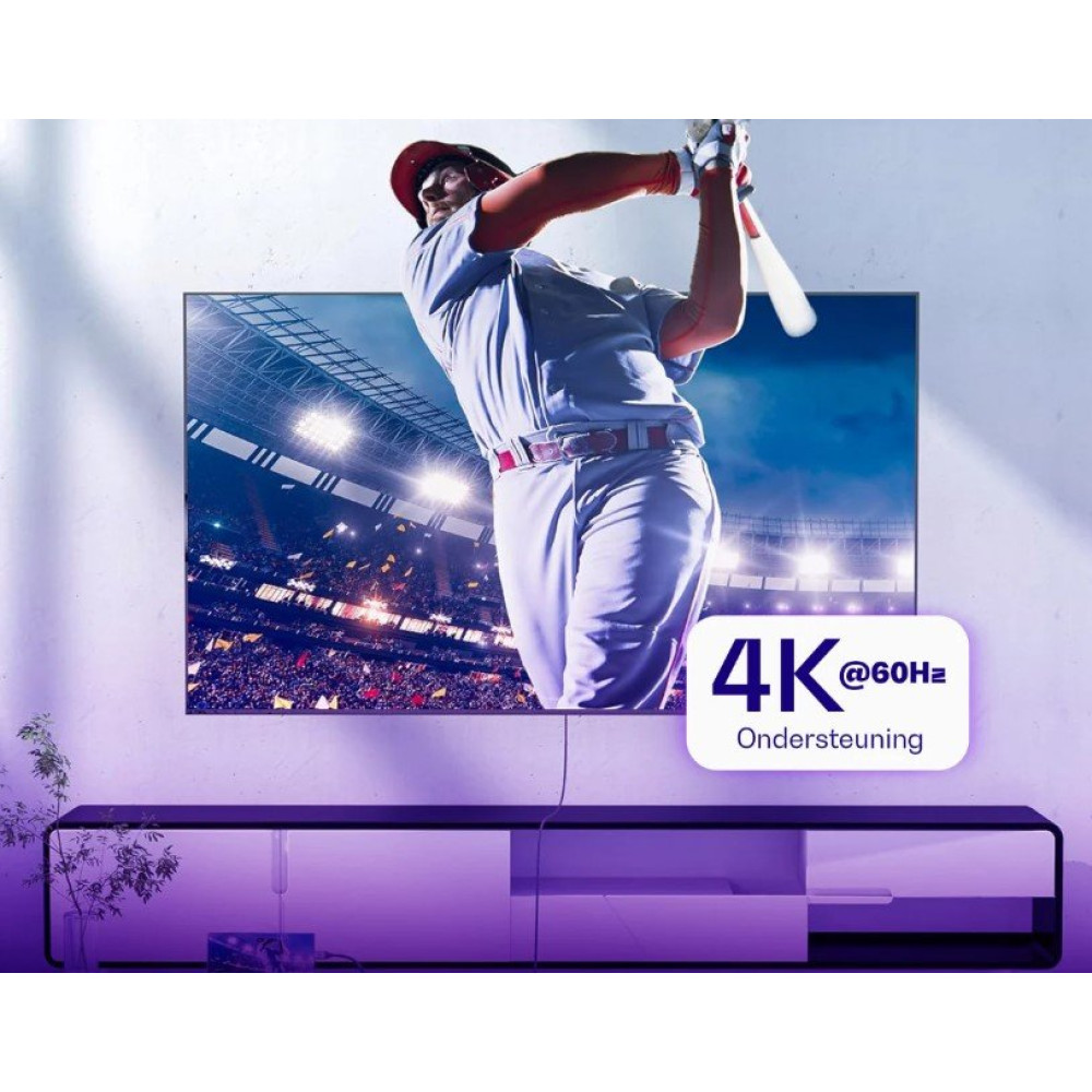 Αντάπτορας Buddi Ease HDMI 4K@60Hz (Male) σε Type-C (Female) 5 Έτη Εγγύηση - Grey (8719246459252)
