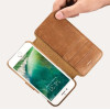 Θήκη iPhone 8 Plus / 7 Plus iCarer Detachable 2 in 1 Wallet & Back Cover Δερμάτινο Πορτοφόλι 2 σε 1 - Brown (RIP7015-BN)
