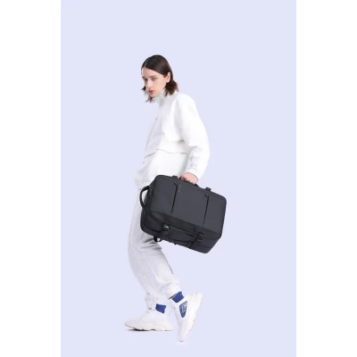 Bange 1908D Business Travel Backpack - Ανθεκτικό Επεκτάσιμο Σακίδιο / Τσάντα Πλάτης & Μεταφοράς Laptop έως 17.3" - 30L έως 49L - Black