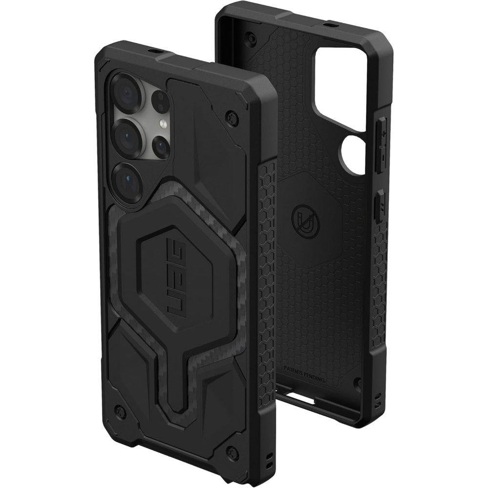 Θήκη Samsung Galaxy S25 Ultra UAG Monarch Ανθεκτική - Carbon Fiber (214464114242)