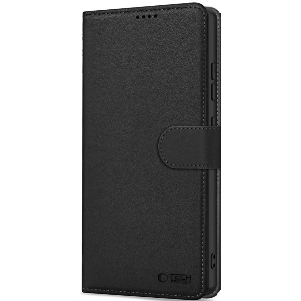 Θήκη Xiaomi Redmi Note 14 Pro 5G / Poco X7 Tech-Protect Wallet Πορτοφόλι - Matte Black (5906302361175)