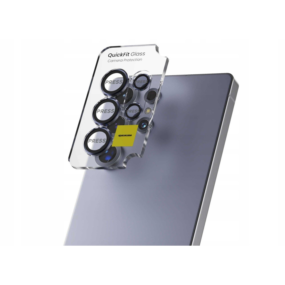 Tempered Glass Samsung Galaxy S25 Ultra Spacecase QuickFit Camera Glass Αντιχαρακτικό Γυαλί Προστασίας για Φακό Κάμερας 2 Τεμάχια - Blue (5905719118143)