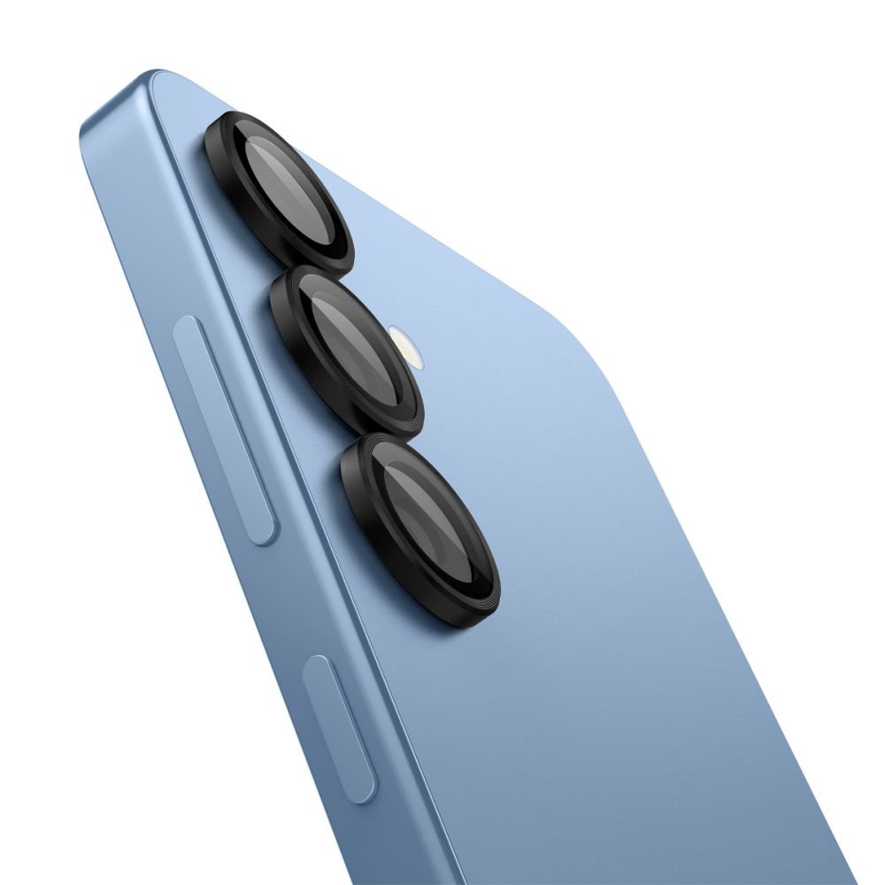 Tempered Glass Samsung Galaxy S25 Plus Spigen GLAS.tR EZ Fit OPTIK Pro HD Camera Lens Protector Αντιχαρακτικό Γυαλί Προστασίας για Φακό Κάμερας 2 Τεμάχια - Black (AGL09088)