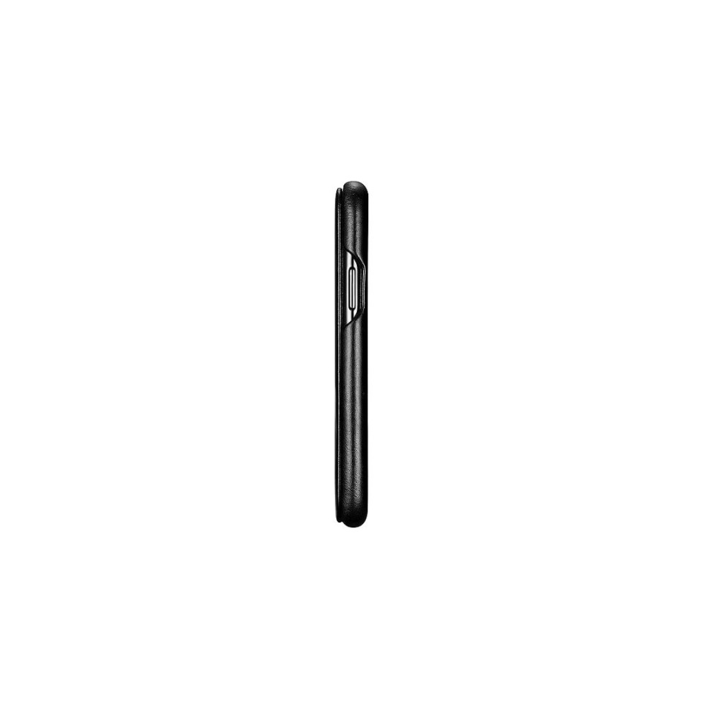 Θήκη iPhone 11 Pro iCarer Vintage Series Curved Edge Δερμάτινη - Black (RIX1101-BK)