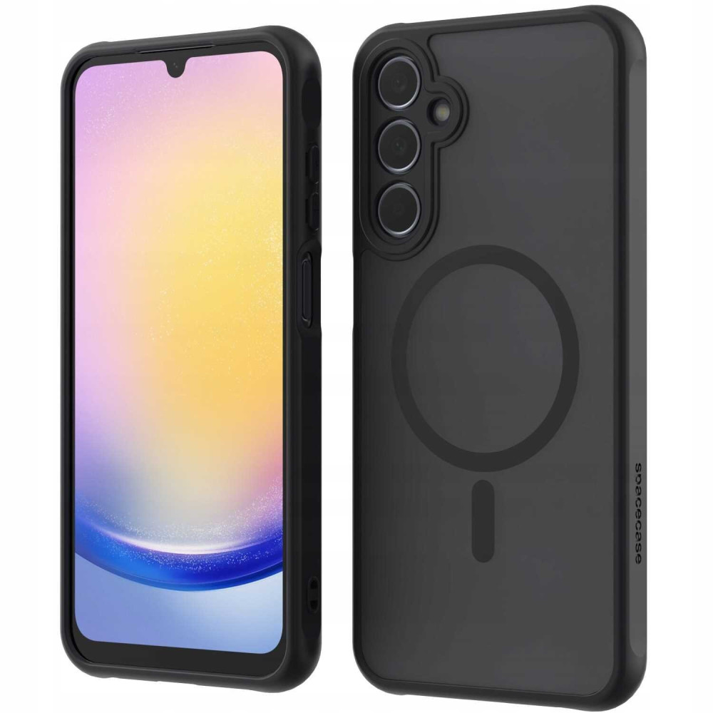 Θήκη Samsung Galaxy A16 Spacecase Hybrid MagSafe Σκληρή Ημιδιάφανη με MagSafe - Black (5905719117306)