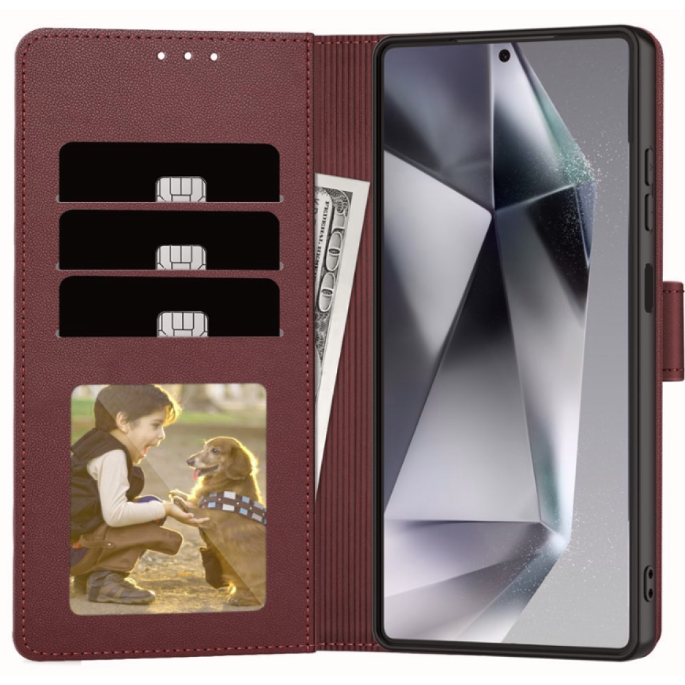 Θήκη Samsung Galaxy A16 Tech-Protect Wallet Πορτοφόλι - Mulberry (5906302360796)