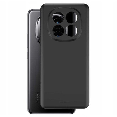 Θήκη Xiaomi Redmi Note 14 Pro Plus 5G Spacecase Silicone Case Σιλικόνης - Black (5905719113643)