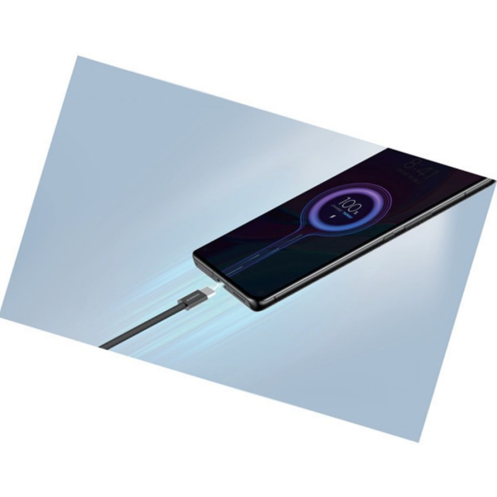 Καλώδιο Type-C Riversong Lotus 10 σε Type-C για Φόρτιση & Μεταφορά Δεδομένων 100cm 60W - Black (CT53BL)