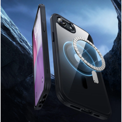 Θήκη iPhone 16e ESR Classic Hybrid HaloLock Ανθεκτική με MagSafe - Clear / Black (4894240261361)
