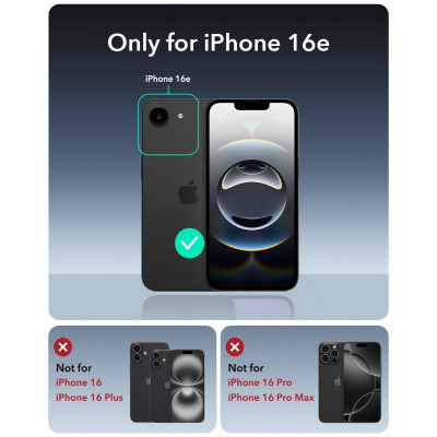 Θήκη iPhone 16e ESR Classic Hybrid HaloLock Ανθεκτική με MagSafe - Clear (4894240261323)