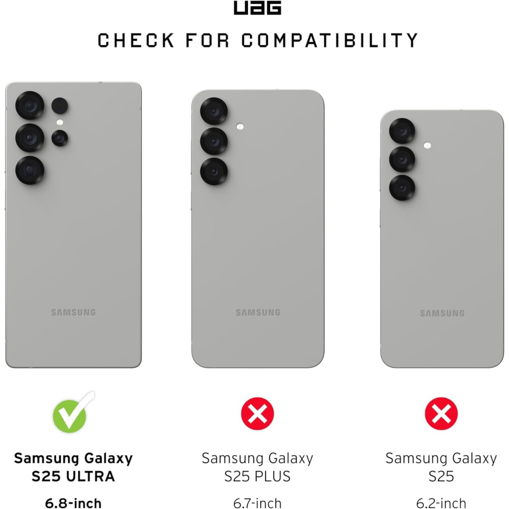 Θήκη Samsung Galaxy S25 Ultra UAG Civilian Ανθεκτική με MagSafe - Olive Drab / Orange (214473117297)