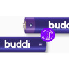 Μπαταρίες Buddi Επαναφορτιζόμενες AAA Ni-MH 1.200mAh 1.2V 4 Τεμάχια - Purple (8719246466793)