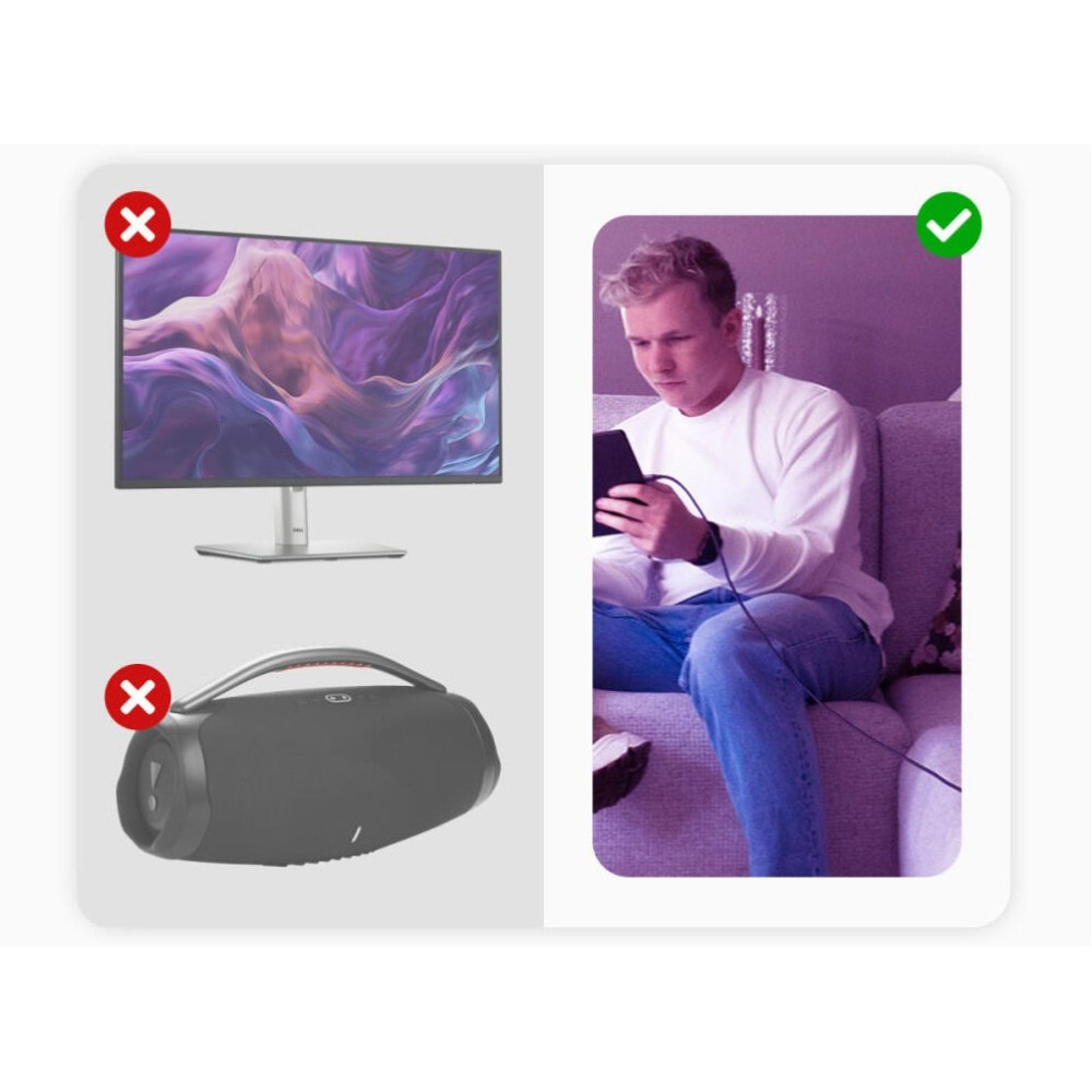 Καλώδιο Buddi Flex Extension Cable Επέκτασης Type-C (Male) σε Type-C (Female) 60W 100cm 5 Έτη Εγγύηση - Black (8719246459375)