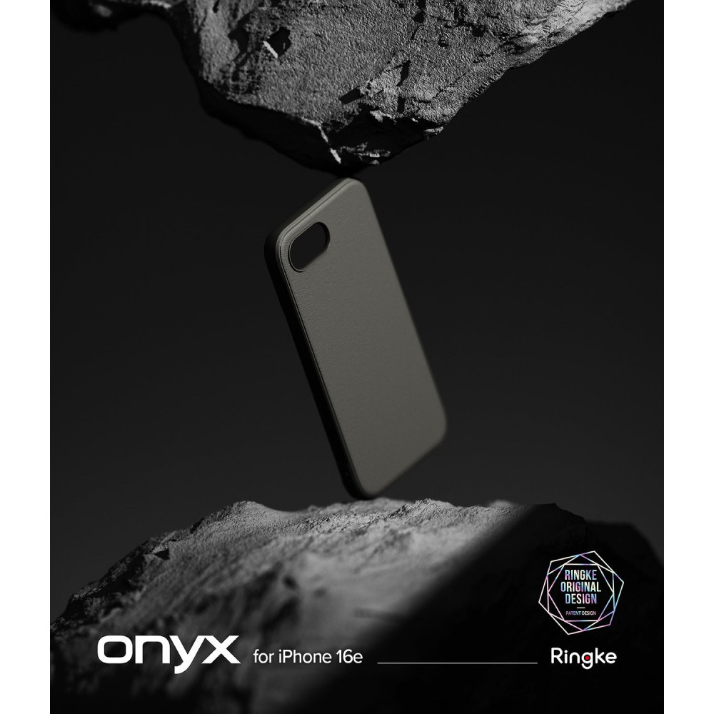Θήκη iPhone 16e Ringke Onyx Σιλικόνης - Gray (8800293852698)