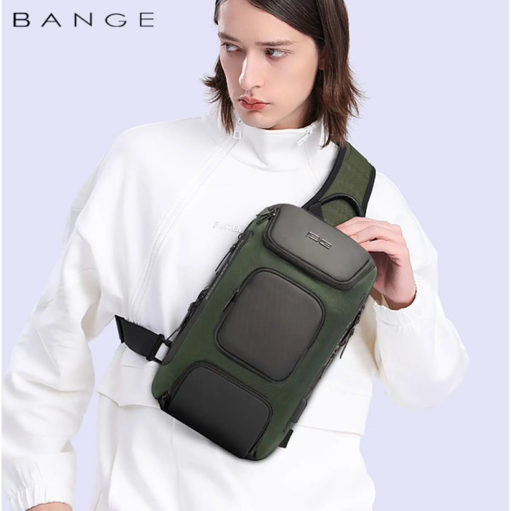 Ανδρικό Τσαντάκι Bange 7086 Ώμου / Χιαστί Crossbody 9L - Green