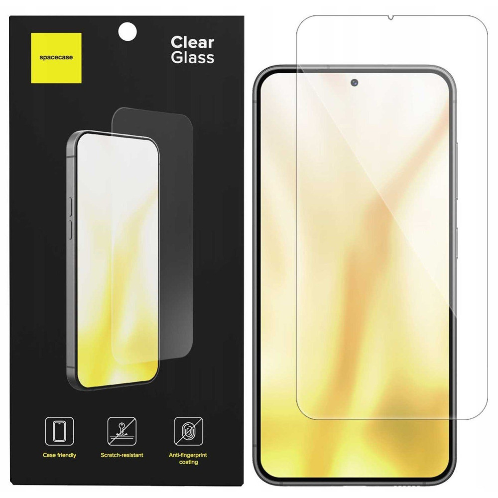 Tempered Glass Samsung Galaxy S25 Plus / S24 Plus Spacecase Clear Glass Αντιχαρακτικό Γυαλί Προστασίας Οθόνης - Clear (5905719117788)