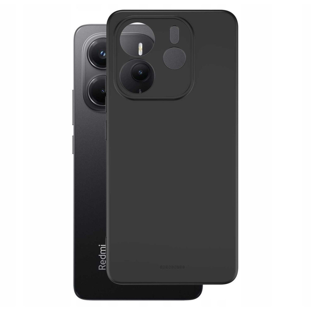 Θήκη Xiaomi Redmi Note 14 5G Spacecase Silicone Case Σιλικόνης - Black (5905719117085)
