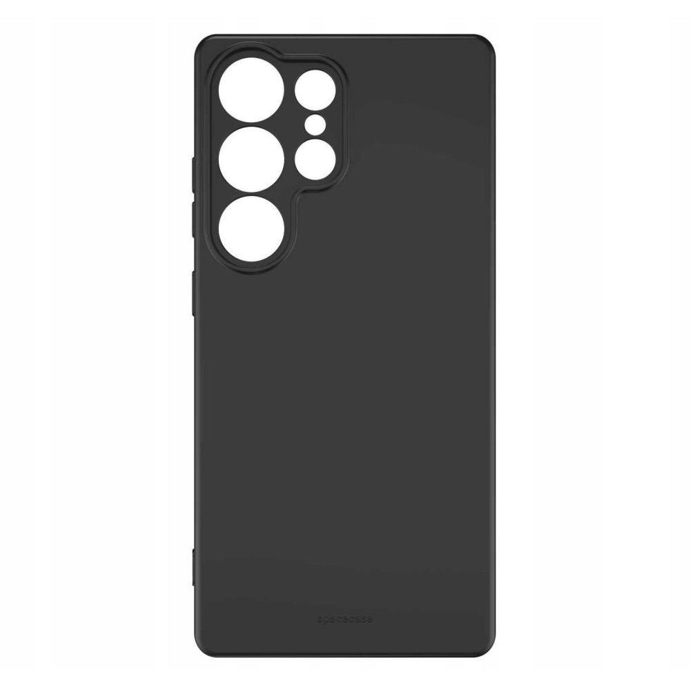 Θήκη Samsung Galaxy S25 Ultra Spacecase Silicone Case Σιλικόνης - Black (5905719114879)
