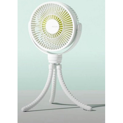Ανεμιστηράκι JisuLife Stroller Fan Life1 Plus FA24 Φορητό Επαναφορτιζόμενο & Ρυθμιζόμενo 4.000mAh - Pure White (6975061532521)